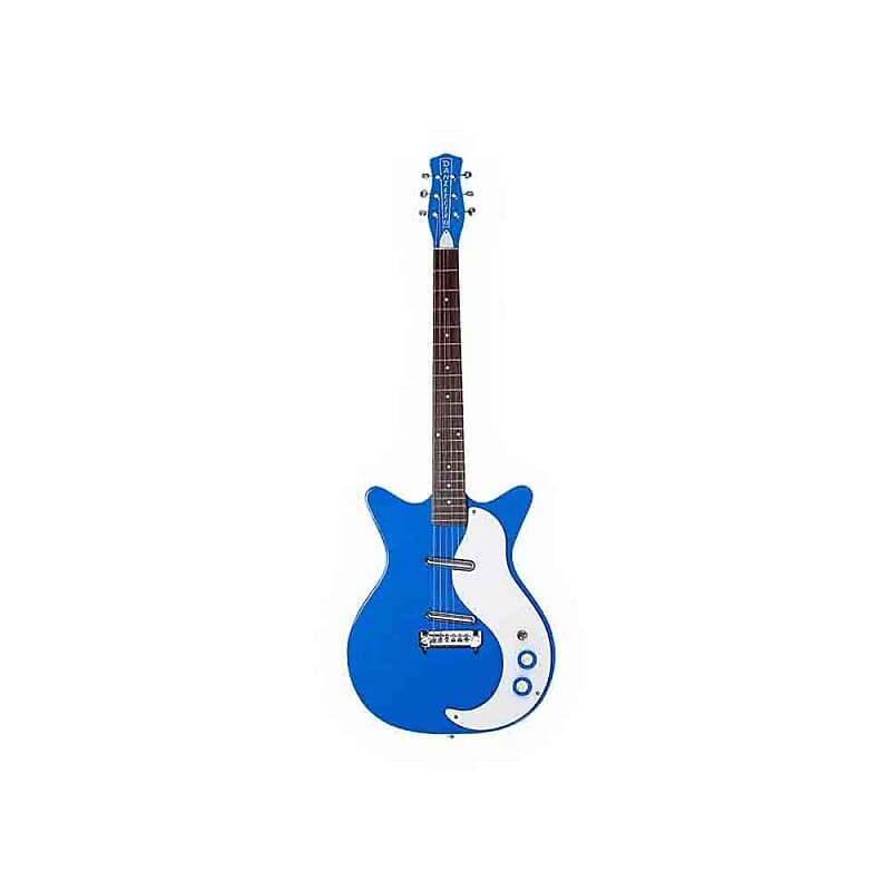 

Электрогитара Danelectro D59M-PLUS-BLUE ’59 NOS+ Shorthorn Shape 6-String Electric Guitar w/Adjustable Bridge