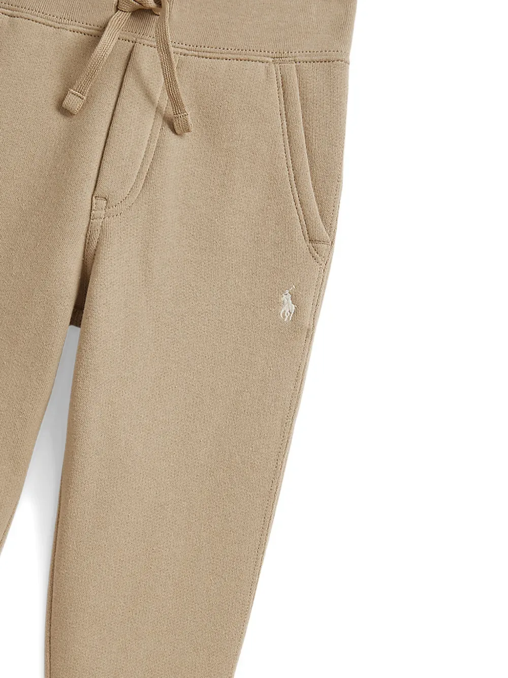 Треники на завязках POLO RALPH LAUREN KIDS, бежевый — фото 4