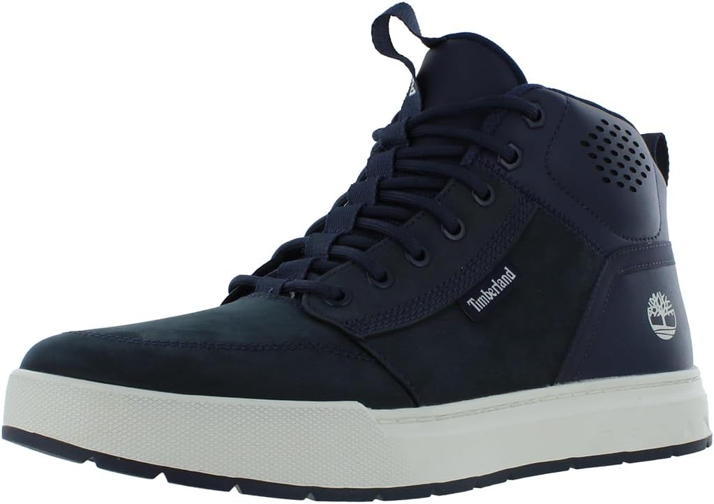 

Кроссовки Timberland Mens Maple Grove Sport Mid Hiker Boot, Navy Nubuck\/Ocean Blue