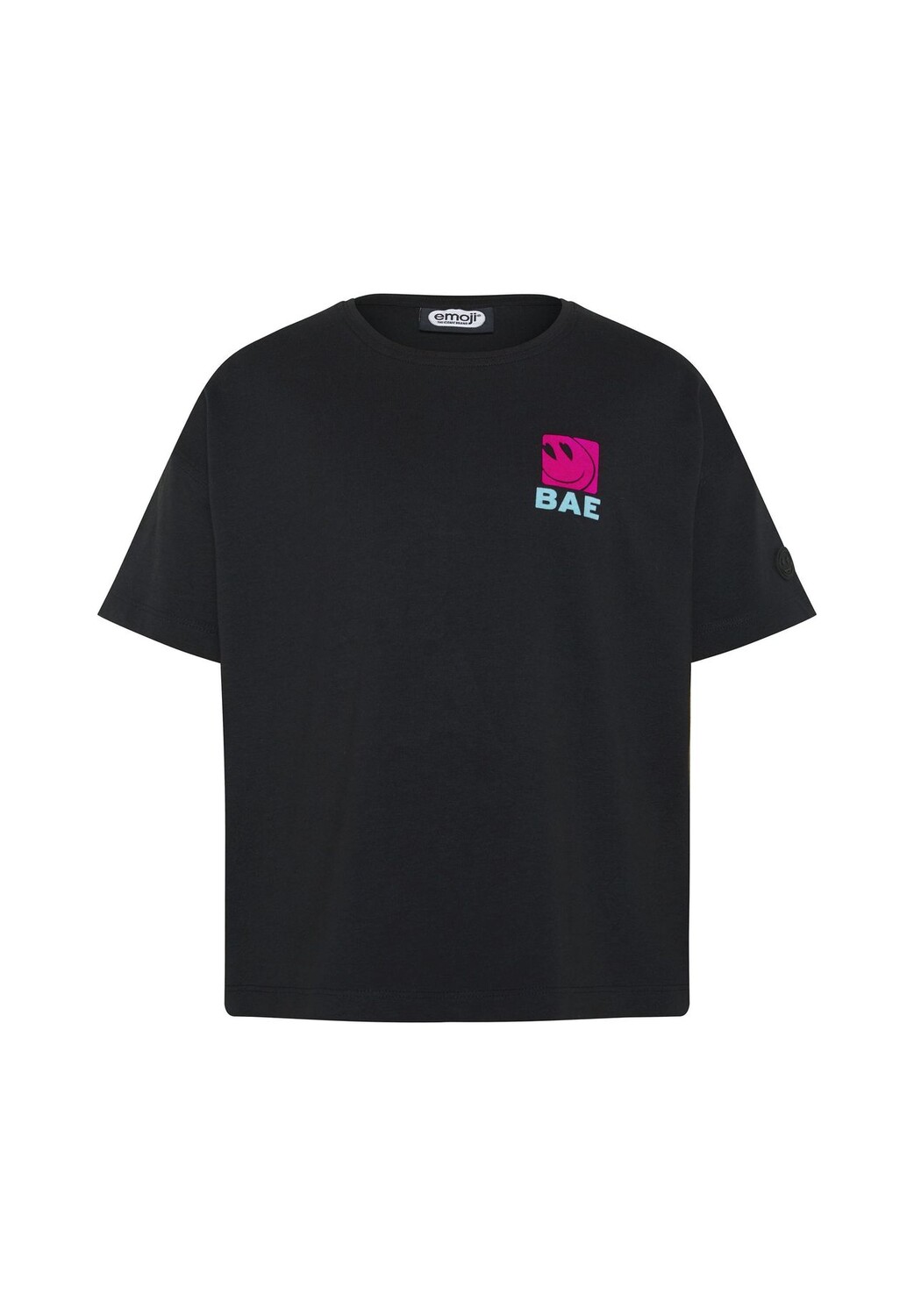 

Футболка с принтом BAE emoji, цвет Black Beauty