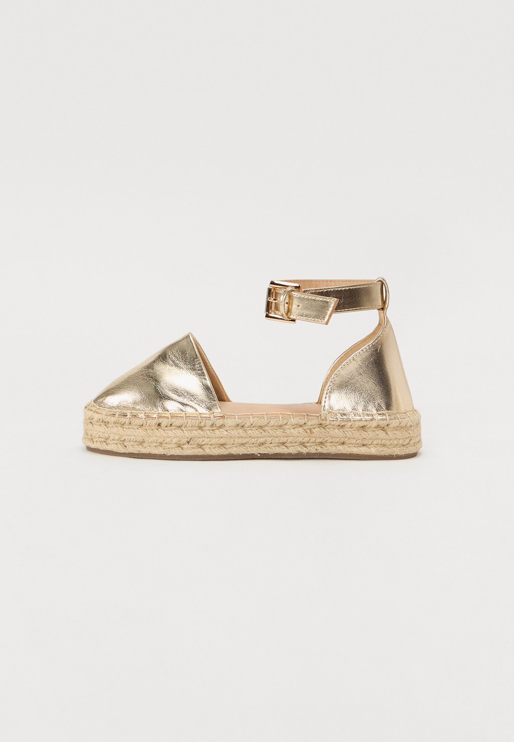 Эспадрильи Ankle strap ballet pumps Even&Odd, золотой
