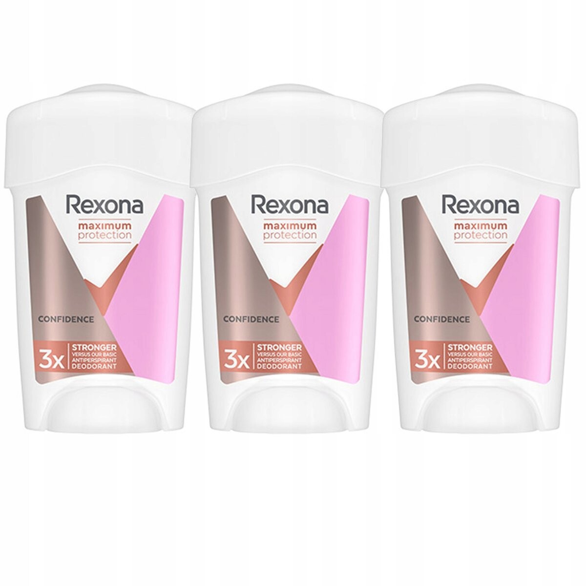 

Rexona, Максимальная защита и уверенность в себе, блокатор пота, 3x45 мл