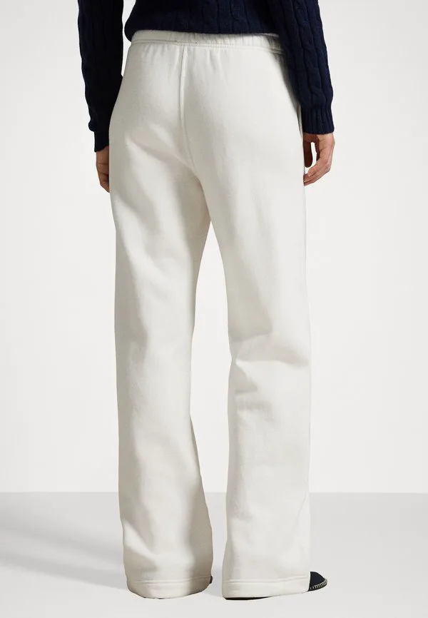Спортивные штаны с широкими штанинами на шнуровке Polo Ralph Lauren, White — фото 3