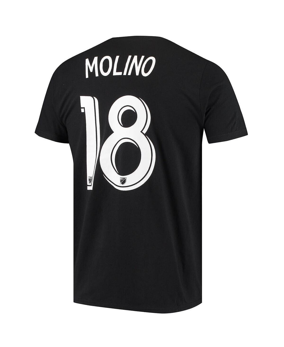 Мужская черная футболка Kevin Molino Minnesota United FC Go To Name and Number adidas — фото 4