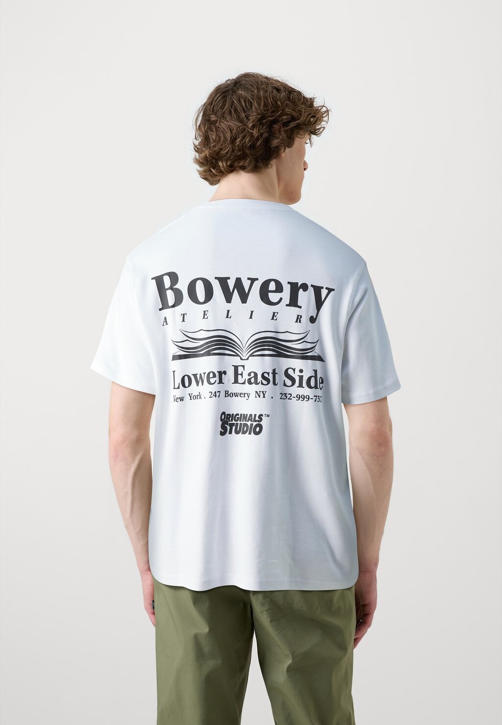 

Принт на футболке JORURBAN EDGE GRAPHIC TEE SS CN SN Jack & Jones, белый