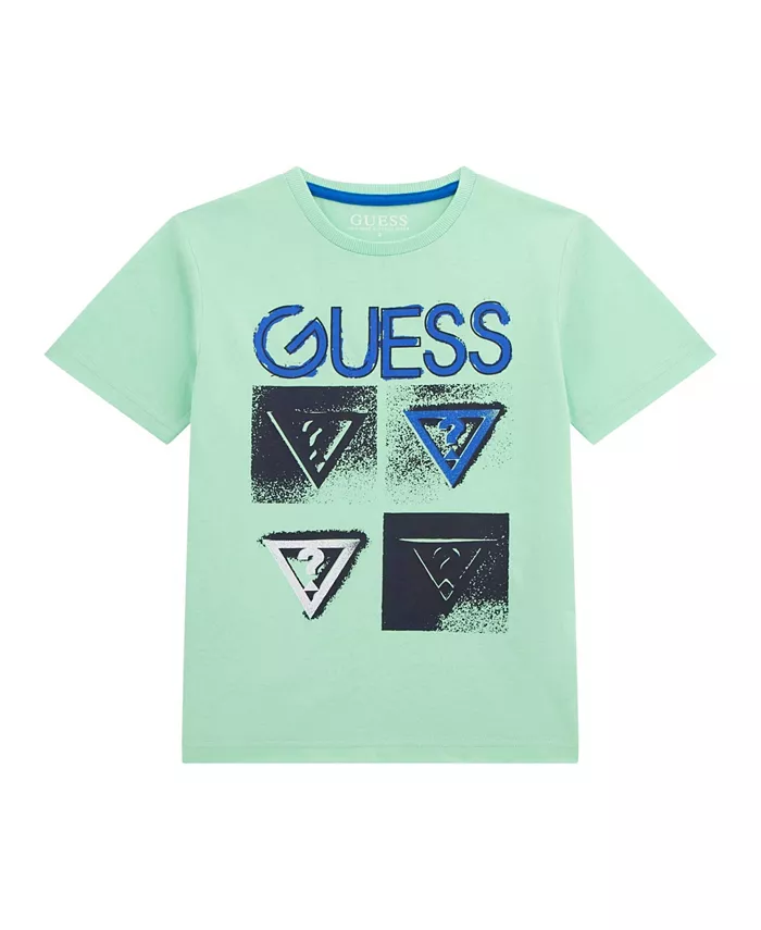 

Футболка с коротким рукавом для мальчиков старшего возраста GUESS, зеленый