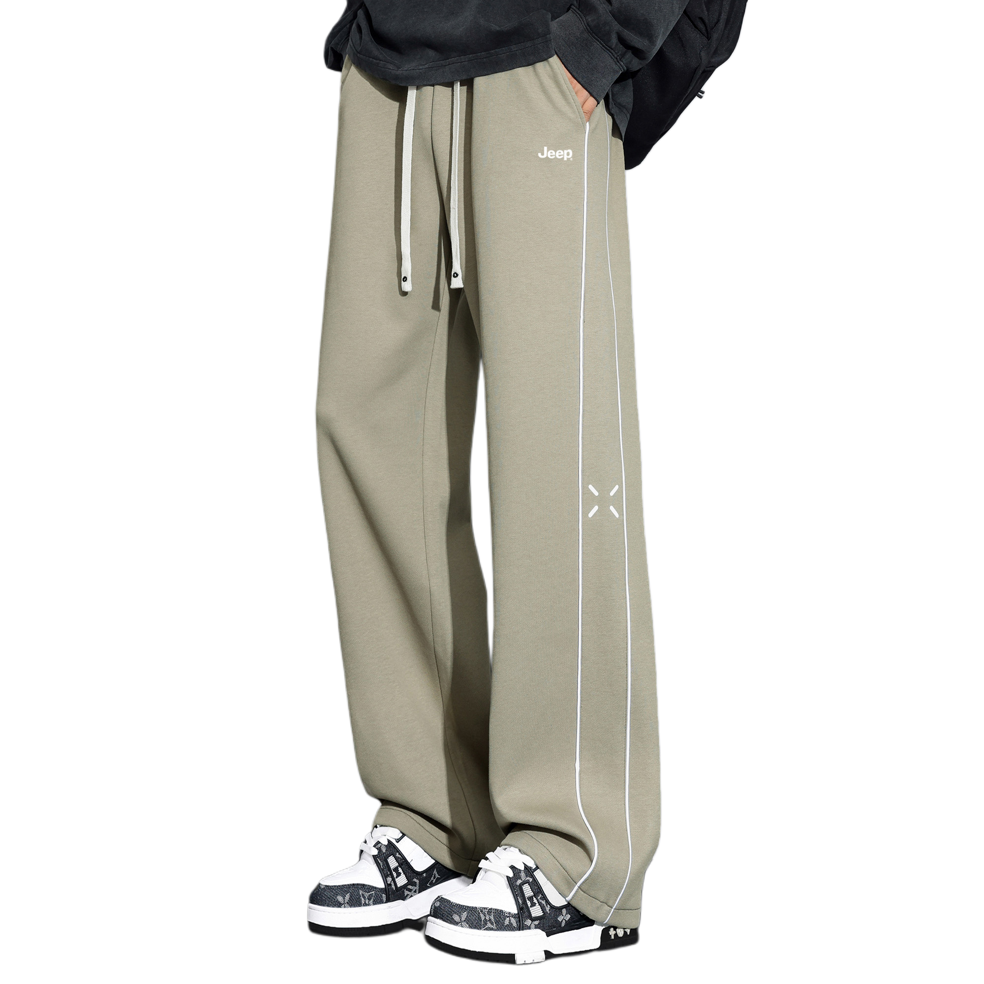 

Вязаные спортивные брюки Unisex Jeep, светло-army зеленый