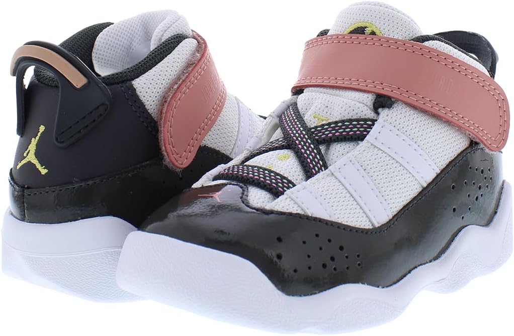Детские кроссовки Nike Jordan 6 Rings, белый/красный — фото 2