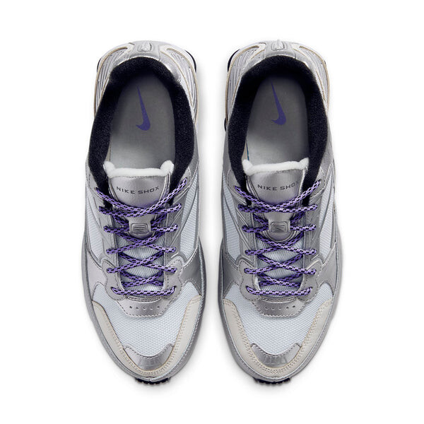 Кроссовки Shox Enigma 9000 Nike, серебряный — фото 4