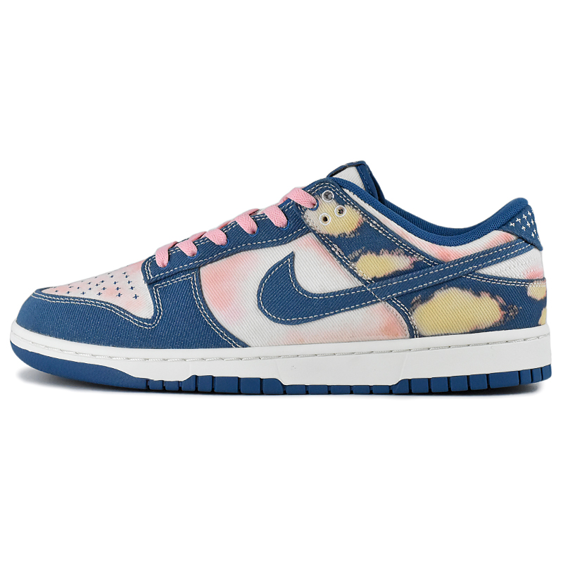 

Nike Кроссовки для скейтбординга Dunk Summer Multicolor, нескользящие, износостойкие, дышащие, с низким верхом, мужские, цвет деним синий
