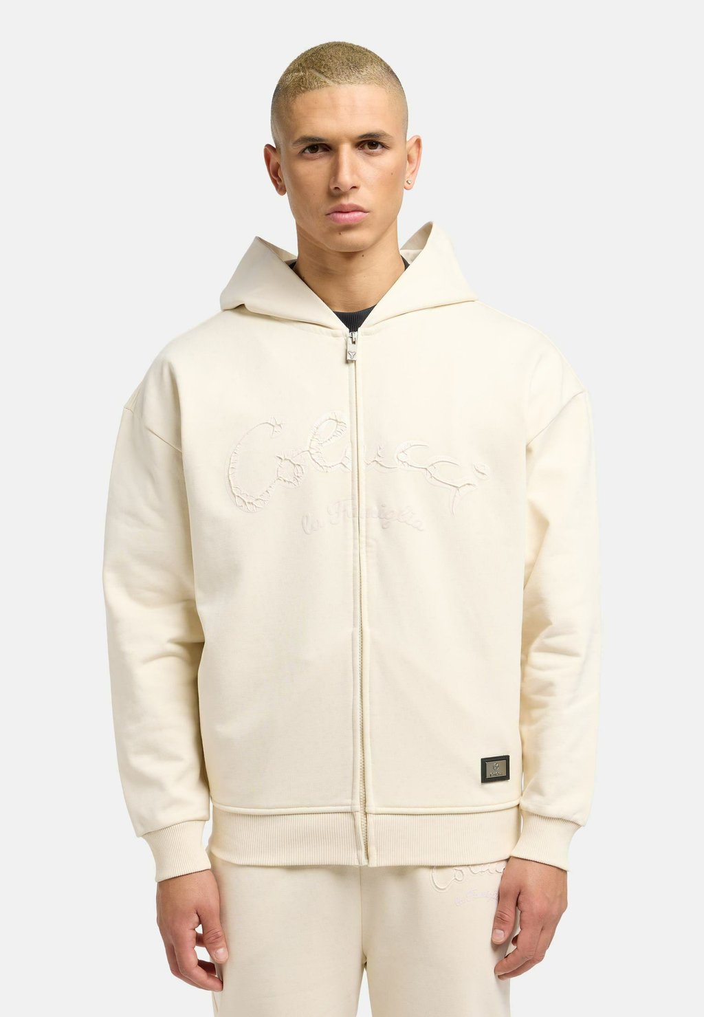 

Толстовка на молнии HOODIE UNISEX Carlo Colucci, бежевый