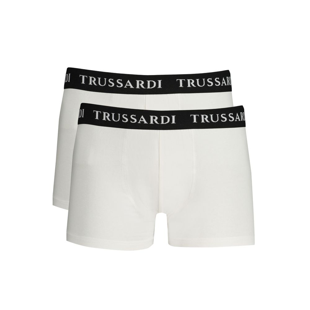 

Белое хлопковое нижнее белье Trussardi