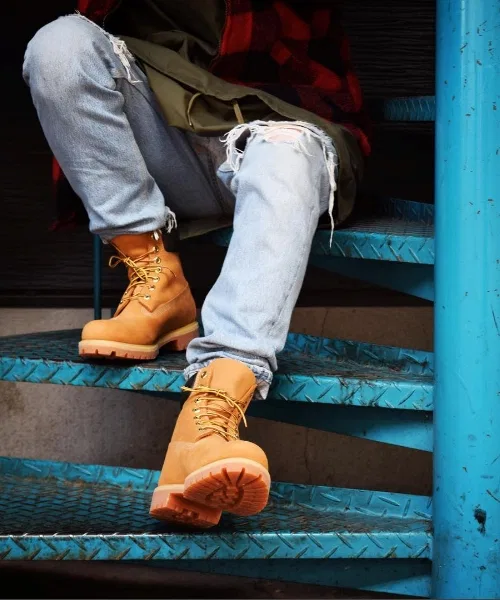 Ботинки Timberland 6INCH Premium 10061 из нубука, цвет пшеничный