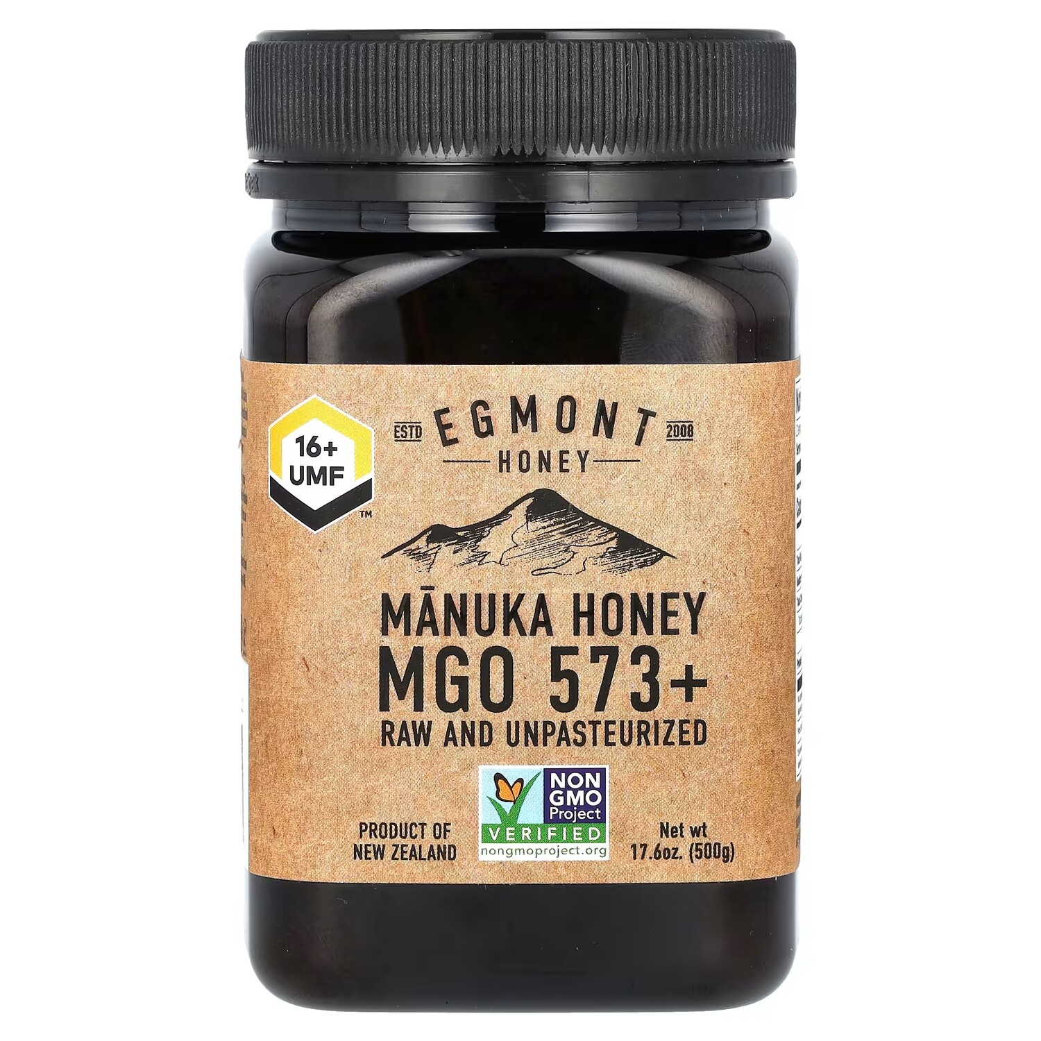 

Мед манука Egmont Honey MGO 573+ непастеризованный, 500 г