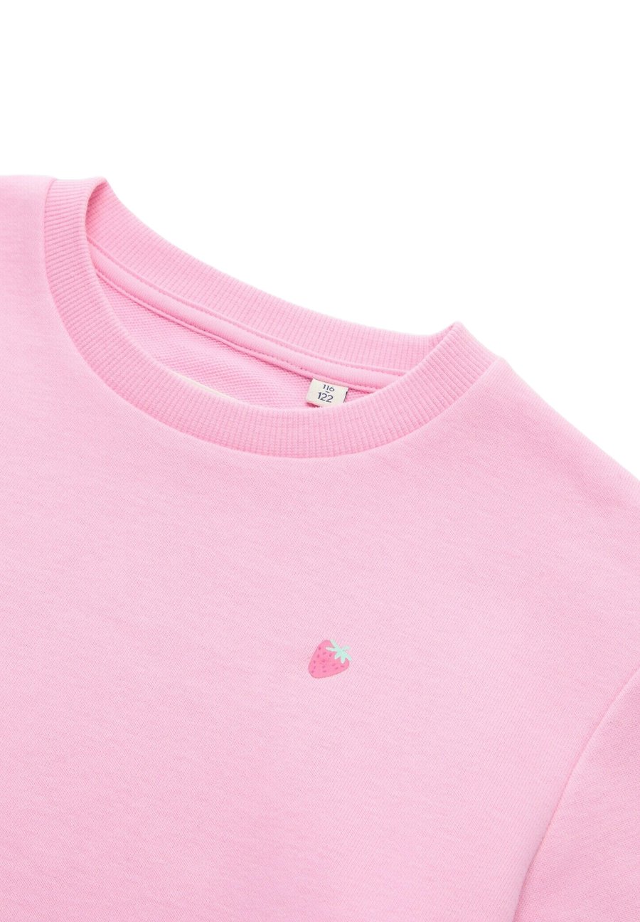 Толстовка TOM TAILOR CROPPED MIT STICKEREI, Lovely Pink/Pink — фото 3