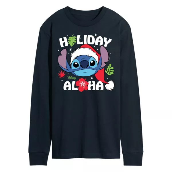 

Праздничная футболка «Алоха» Lilo & Stitch Disney, синий