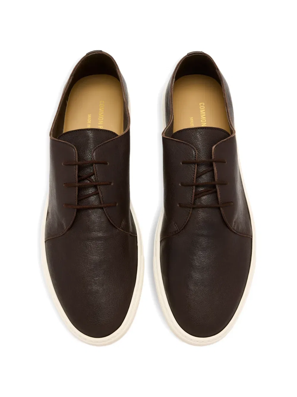 Оригинальные кроссовки Achilles на шнуровке Common Projects, коричневый — фото 2