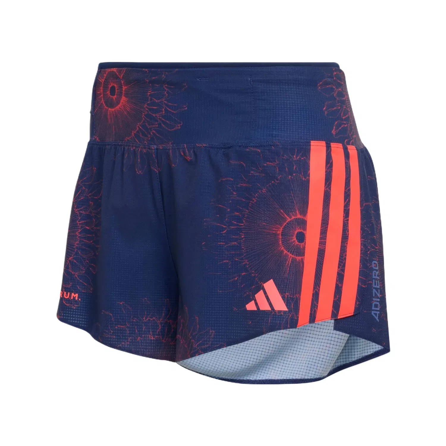 Шорты для бега женские Dark Blue/Bright Red Adidas