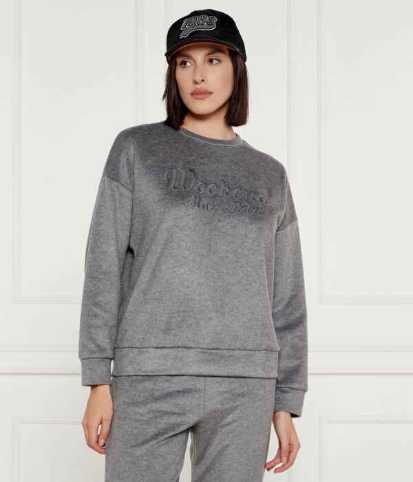 

Толстовка женская Weekend Maxmara с вышивкой, серый