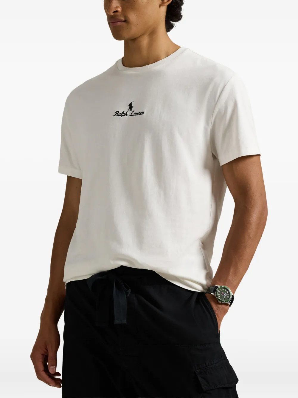 Футболка с короткими рукавами Polo Ralph Lauren, белый — фото 3