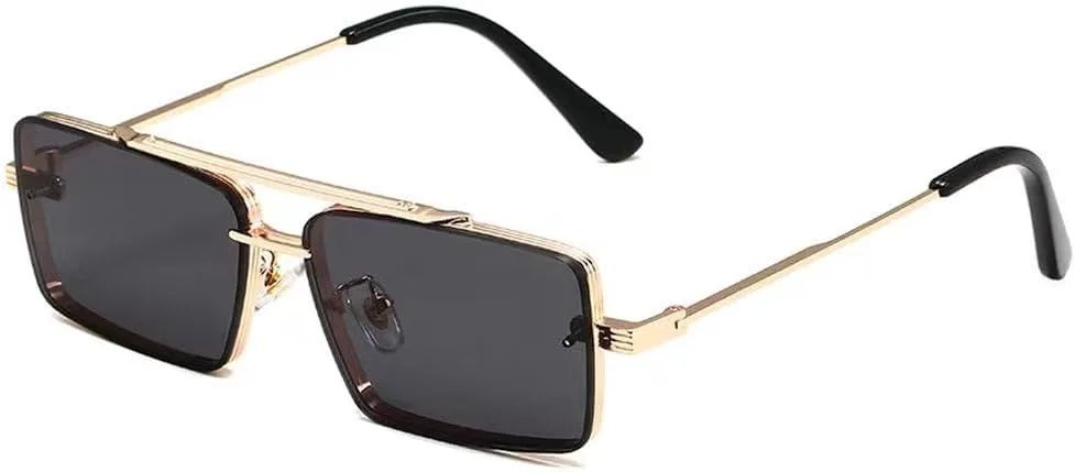 

Солнцезащитные очки LVTFCO для мужчин и женщин, многоугольные солнцезащитные очки в стиле ретро, ​​металлическая оправа, защита от ультрафиолета UV400, 3