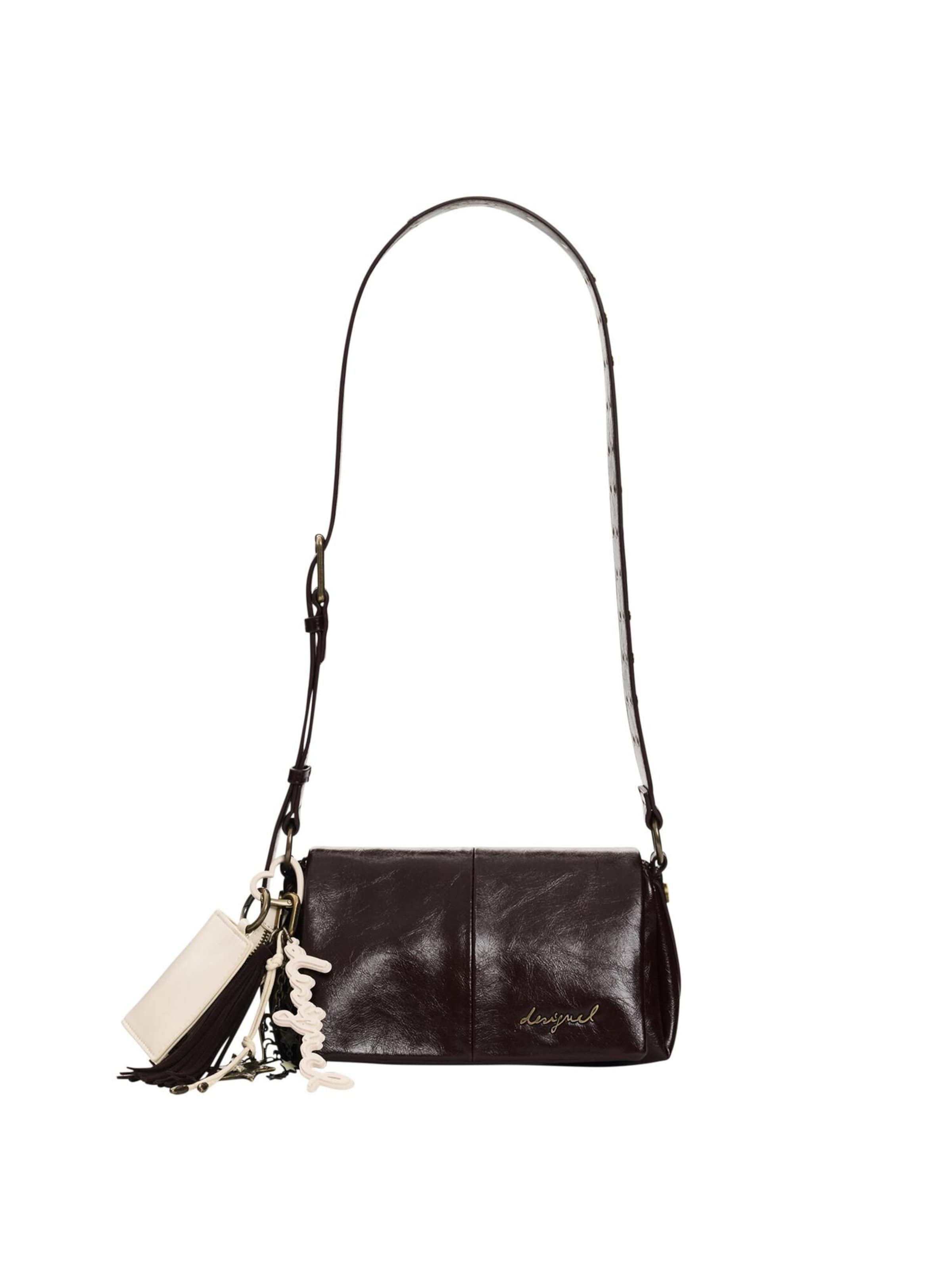 

Desigual Сумка через плечо в темно-коричневом цвете