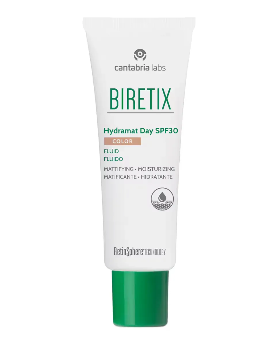 Флюид Biretix — Увлажняющий с оттенком SPF30, 50 мл