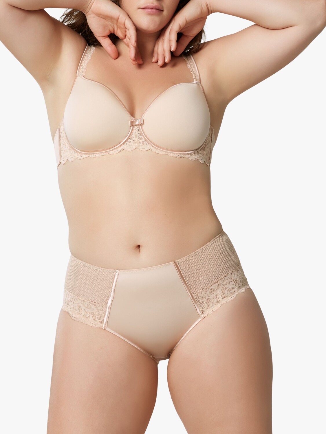 

Maison Lejaby Gaby Трусики с высокой талией, цвет Rose Fume