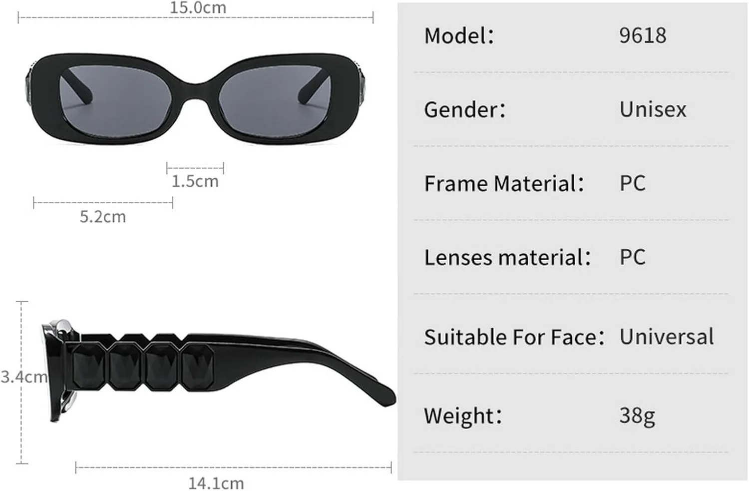 

willochra Милые солнцезащитные очки с кристаллами и жемчугом для женщин, солнцезащитные очки со стразами, прямоугольные, блестящие, бриллиантовые, для вечеринки, Gary