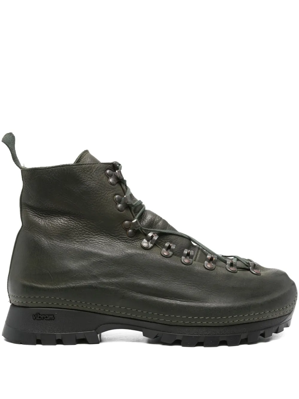 

Кожаные ботинки Guidi, зеленый