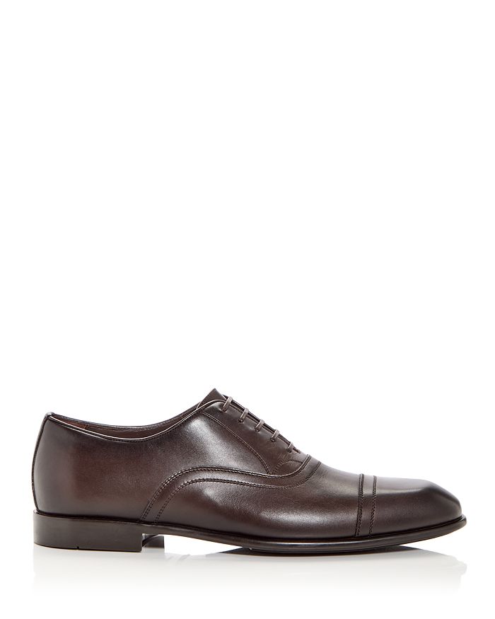 Мужские оксфорды Cortez с кожаным мыском. FERRAGAMO, коричневый — фото 4