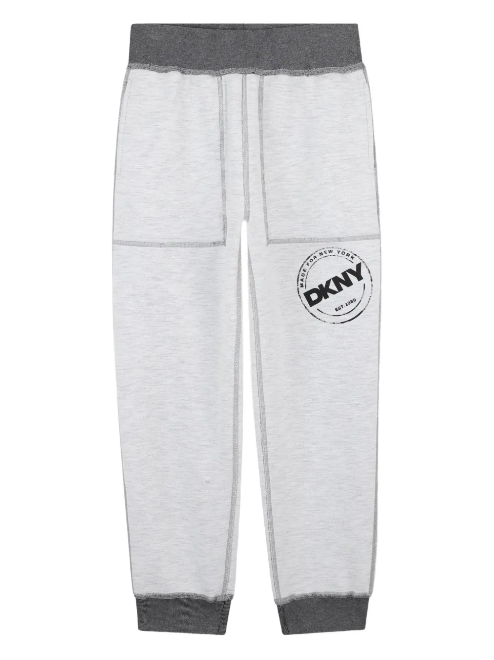 

Спортивные брюки со вставками Dkny Kids, серый