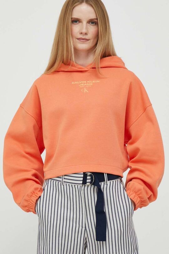 

Толстовка Calvin Klein Jeans, оранжевый
