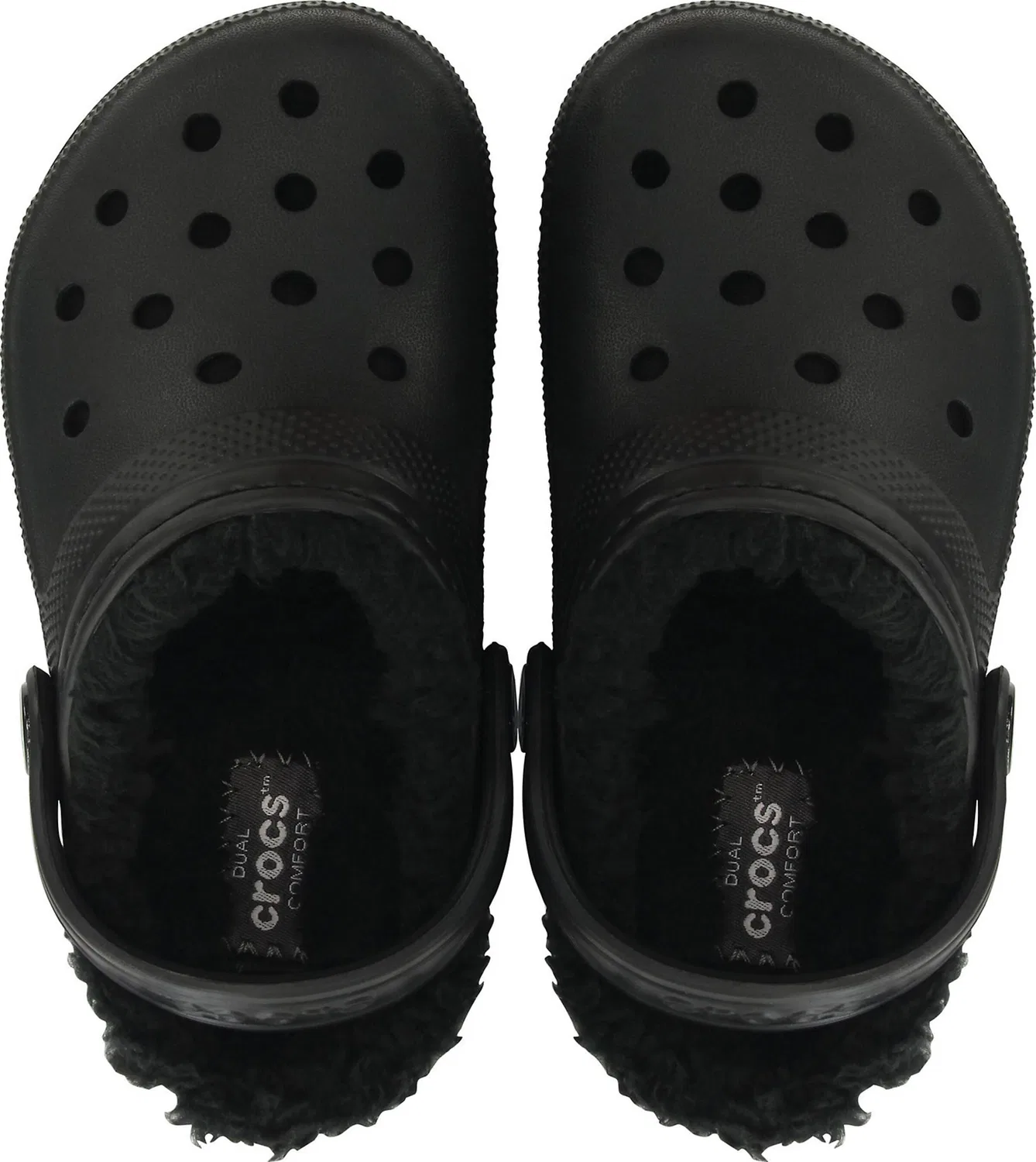 Классические балетки Crocs черного цвета — фото 3