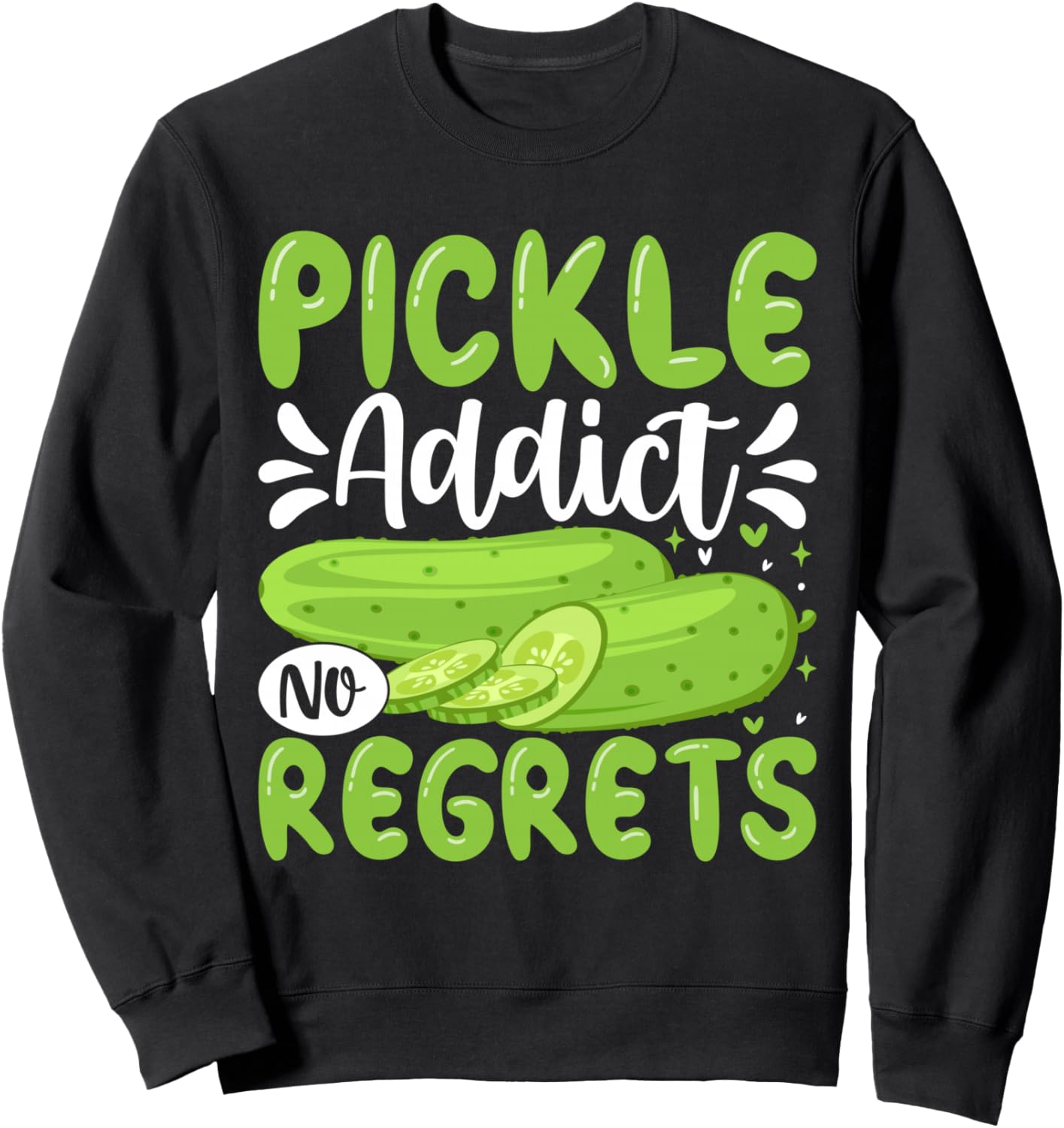 

Толстовка Любитель солений без сожалений Funny Pickled Cucumber Gift For Dill Lovers, черный