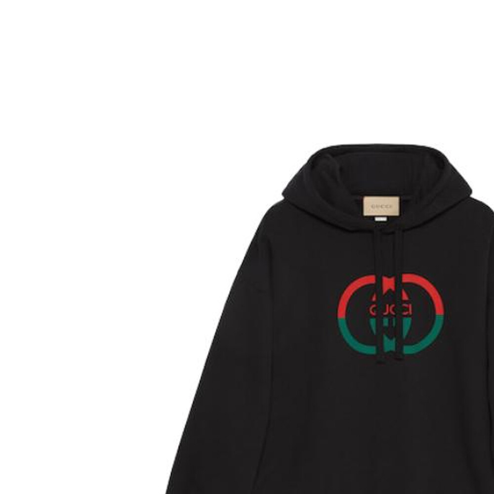 Толстовка мужская Gucci Interlocking G-print, черный — фото 4