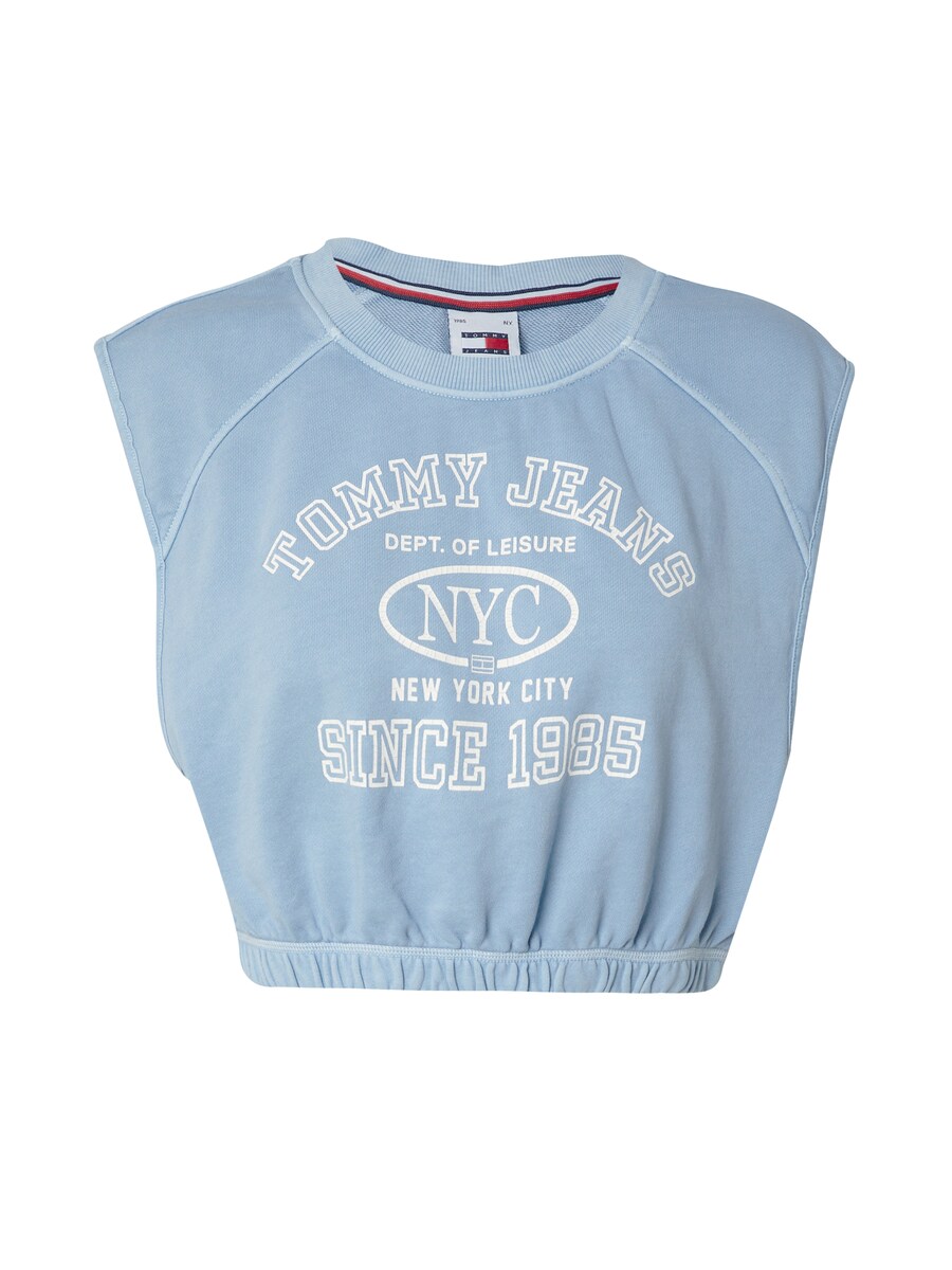

Толстовка Tommy Jeans Varsity, светло-синий