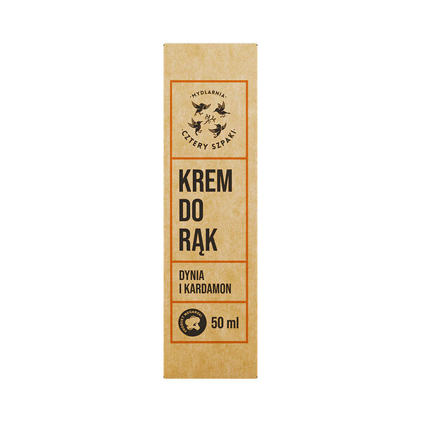 

Крем для рук, 50 мл Mydlarnia Cztery Szpaki Dynia&Kardamon
