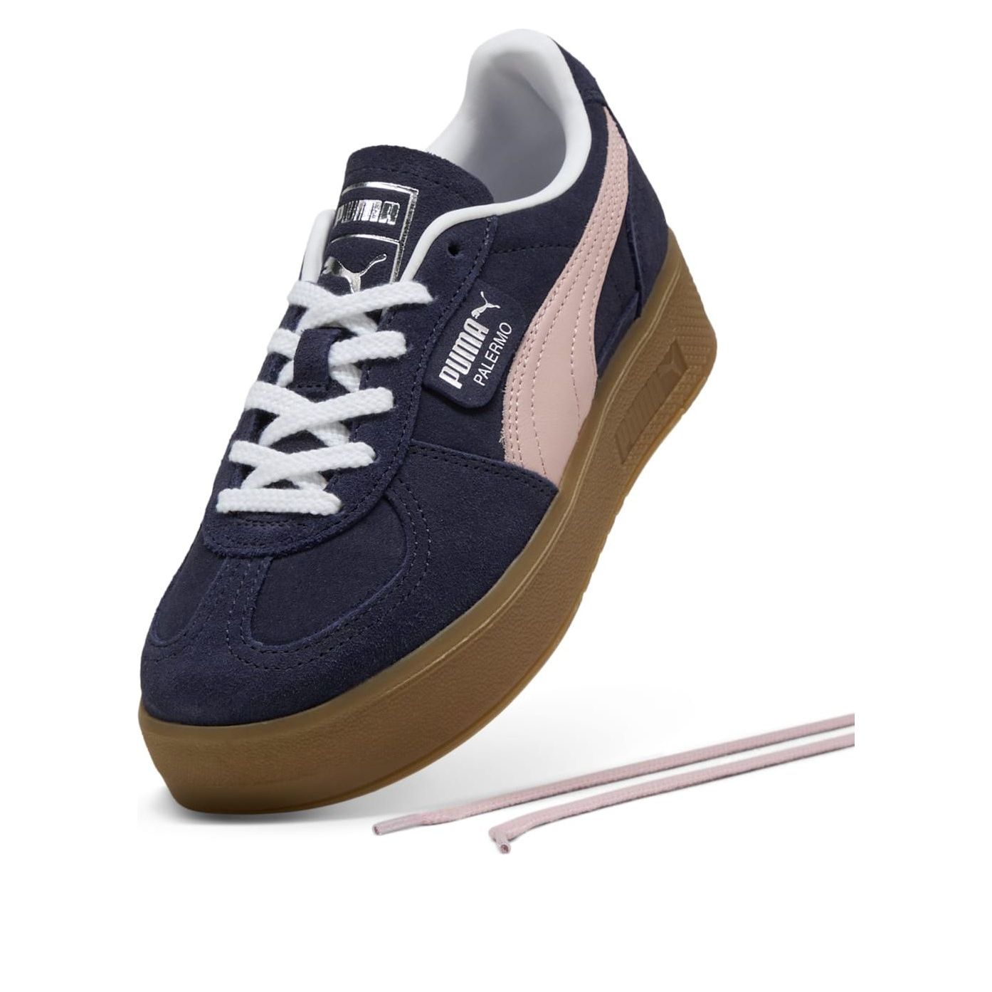 Кроссовки (WMNS) PUMA Palermo Elevata 'New Navy Mauve Mist' — фото 3