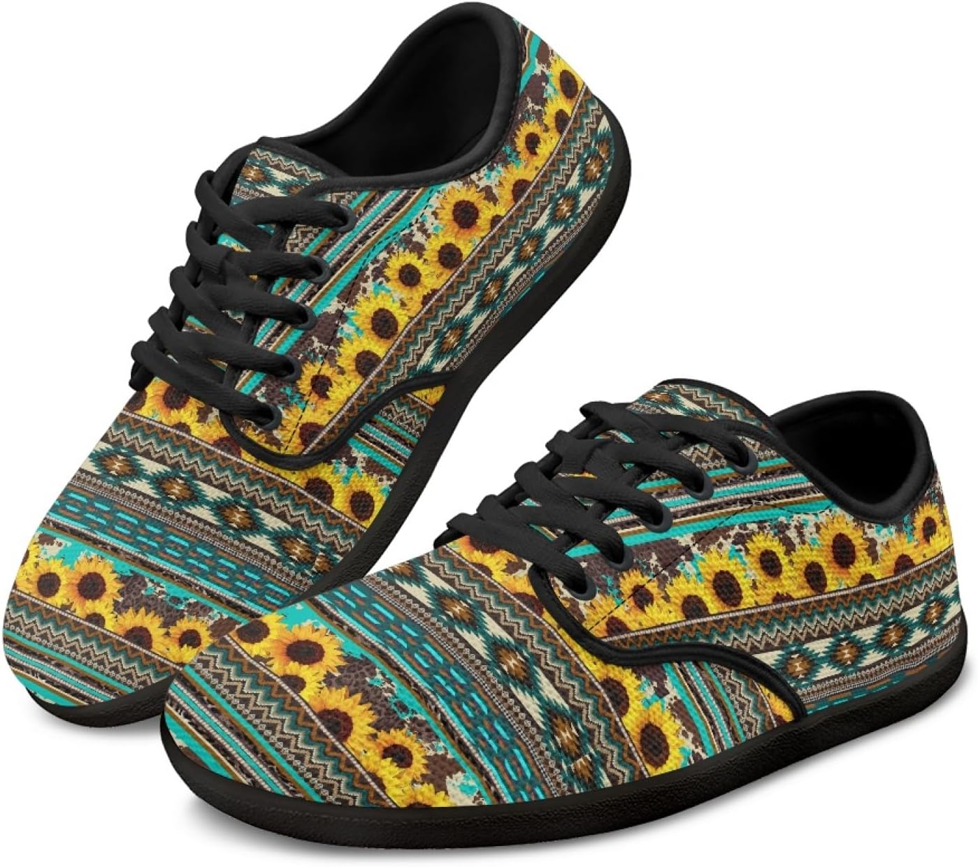 

Женские и мужские кроссовки HUIACONG, Aztec Sunflower