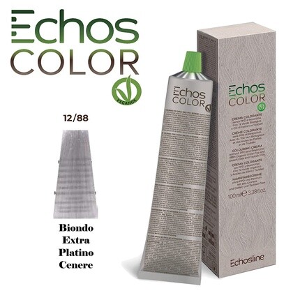 Крем-краска New Color 12.88 Extra Platinum Blonde Ash Color без PPD и резорцина, 100 мл, Echos — фото 2