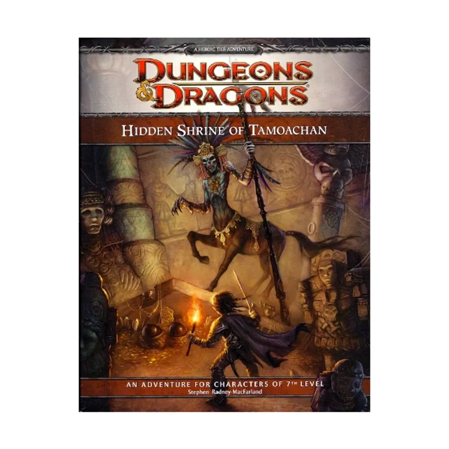 

Модуль Hidden Shrine of Tamoachan (4e DM Rewards Edition), Dungeons & Dragons (4th Edition) - D&D Encounters, Worldwide Gameday, & Other Promotional Items