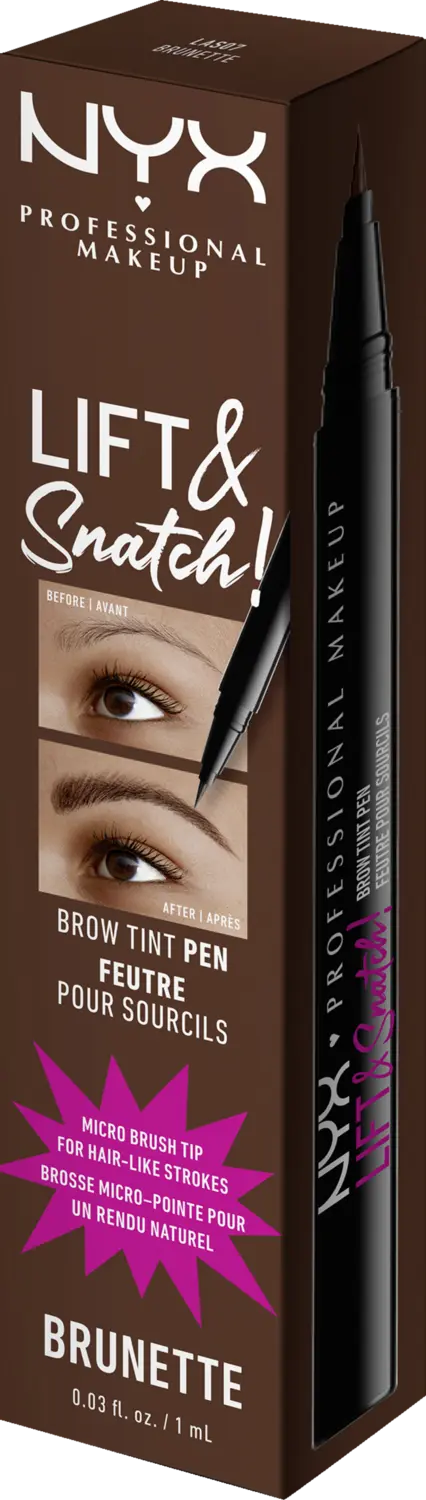 Гель для бровей NYX Professional MakeUp Lif & Snatch Brow Tint Pen 07 Brunette — фото 2