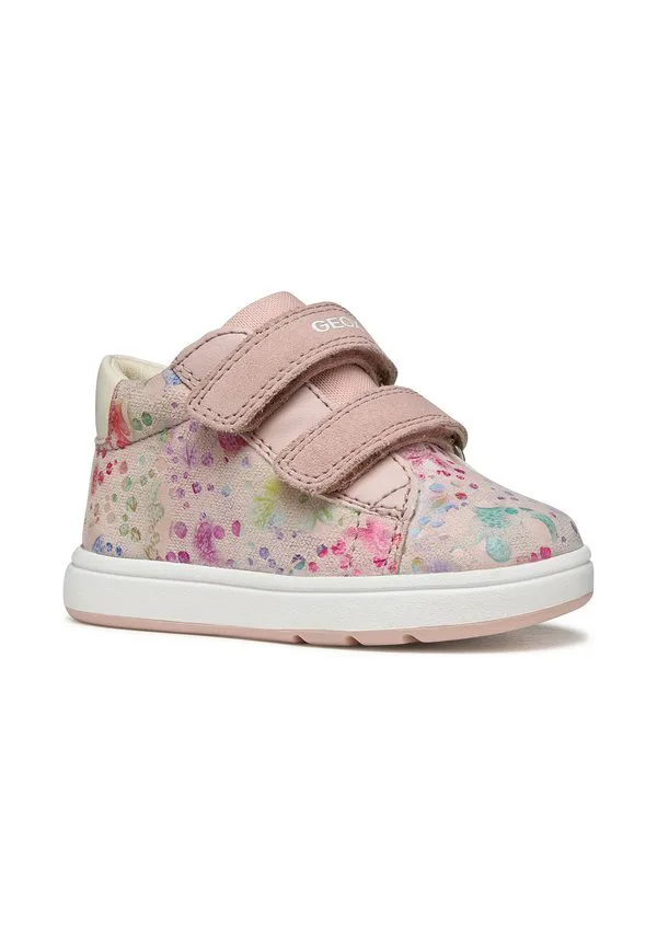 Баскетбольные кроссовки на липучках Geox, Light Rose Multicolor — фото 2