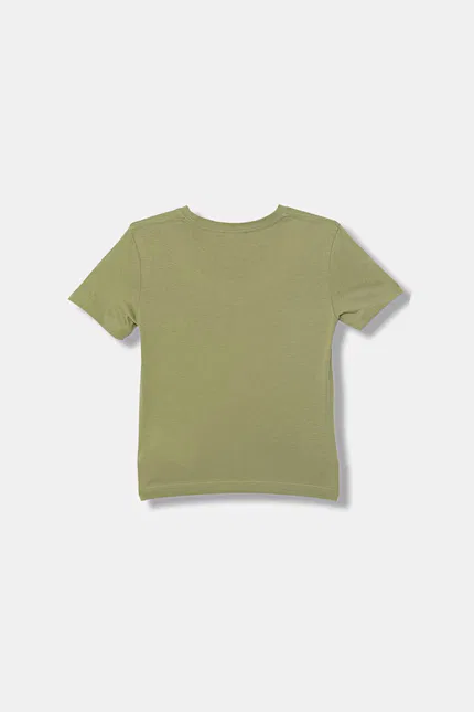 Футболка хлопковая United Colors of Benetton, зеленый — фото 2