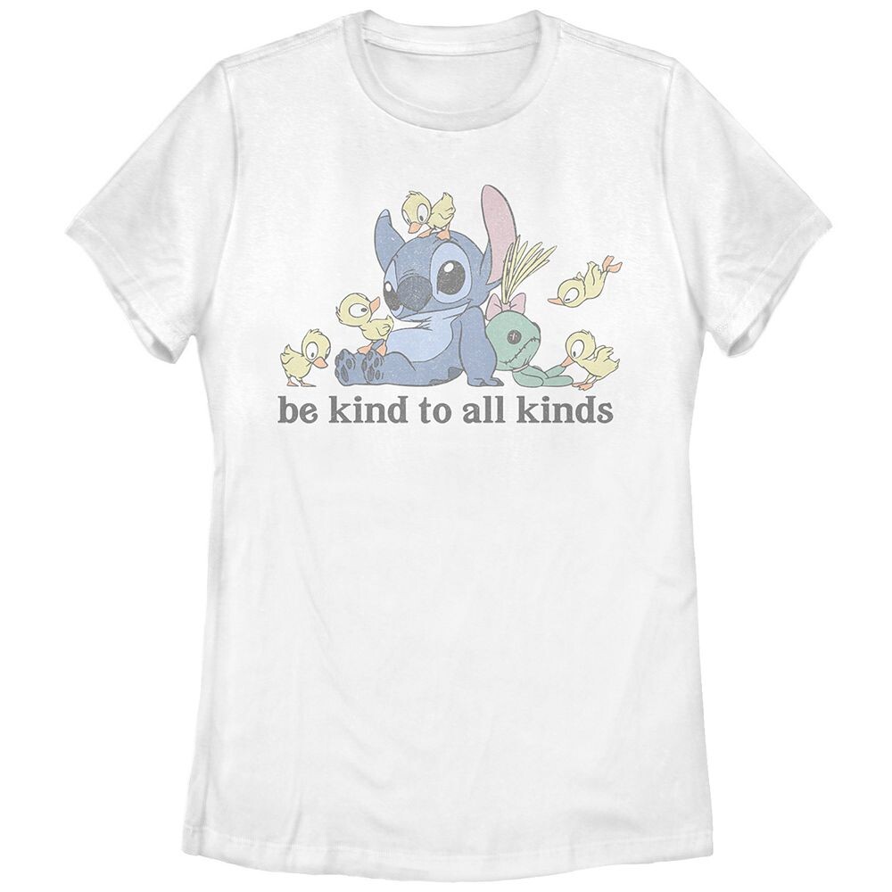 

Футболка Disney's Lilo & Stitch Be Kind To All Kinds с рисунком, белый