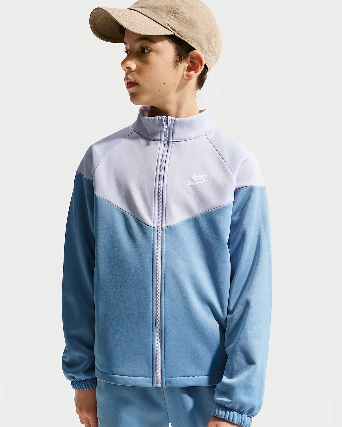 Детский спортивный костюм Dri-FIT Nike Sportswear, Work Blue/Ghost/White — фото 2