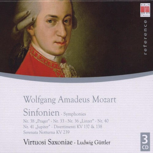 

CD диск Mozart / Virtuosi Saxoniae / Guttler: Symphonies