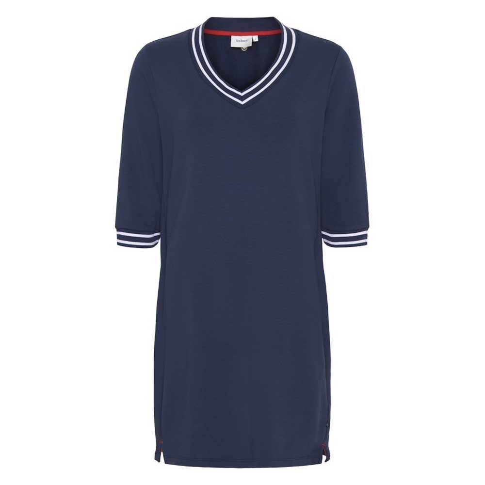 

Платье миди Sea Ranch Lilja Long Sleeve, синий