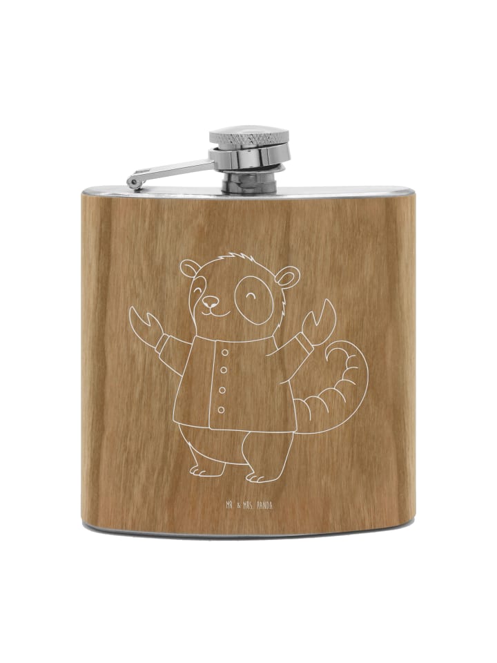 

Mr. & Mrs. Panda Фляжка для напитков на открытом воздухе, астрологический знак Скорпион, без слов, коричневого цвета